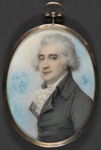 James Hopen (1741-1816) muotokuva Hopetounin 3. jaarlista, 1789 (wc ja guassi norsunluun päällä)